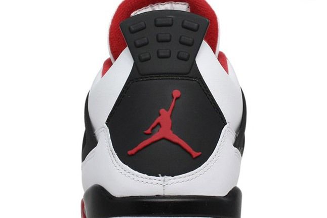 Air Jordan 4 Fire Red Heel 1