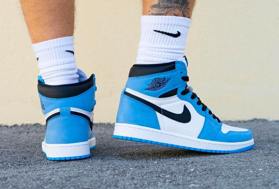 Take Another On-Foot Look at the Air Jordan 1 'University Blue ...