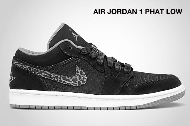 Air Jordan 1 Phat Low Black 2