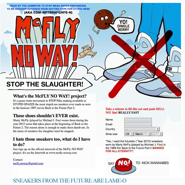 Say No To Mcfly Sneakers 1