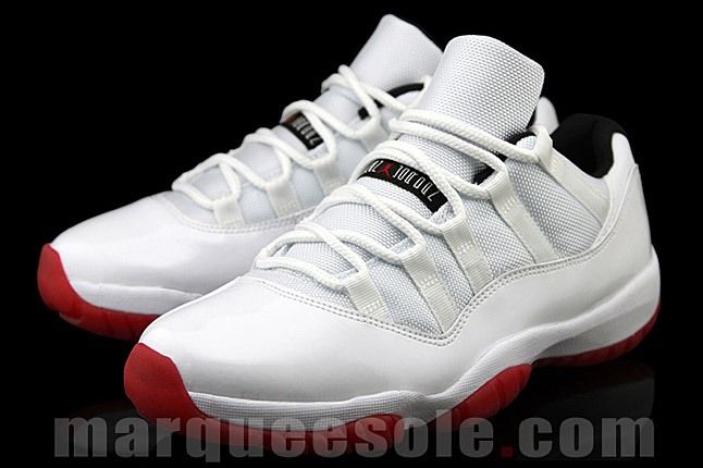 Air Jordan 11 Low Red White 2 1