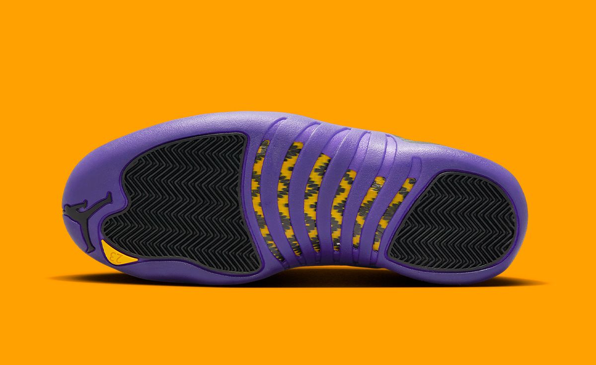 Purple and yellow 2025 jordan 12