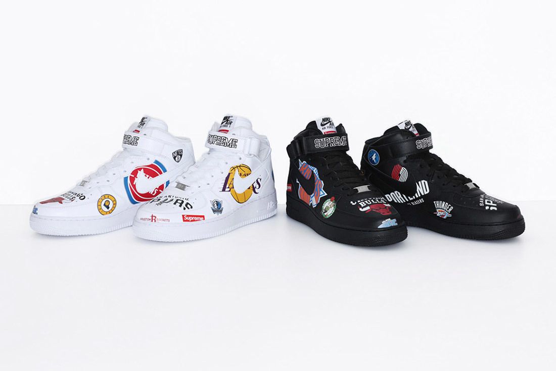 Release Date Announced: Supreme x NBA x Air Force 1 Mid
