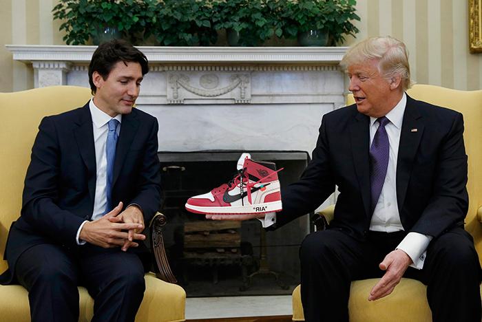 Trump Canadian Sneaker Smuggler 1
