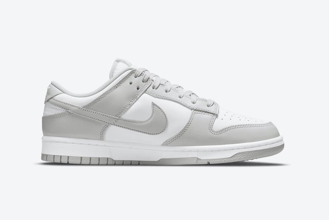 white grey fog dunk low