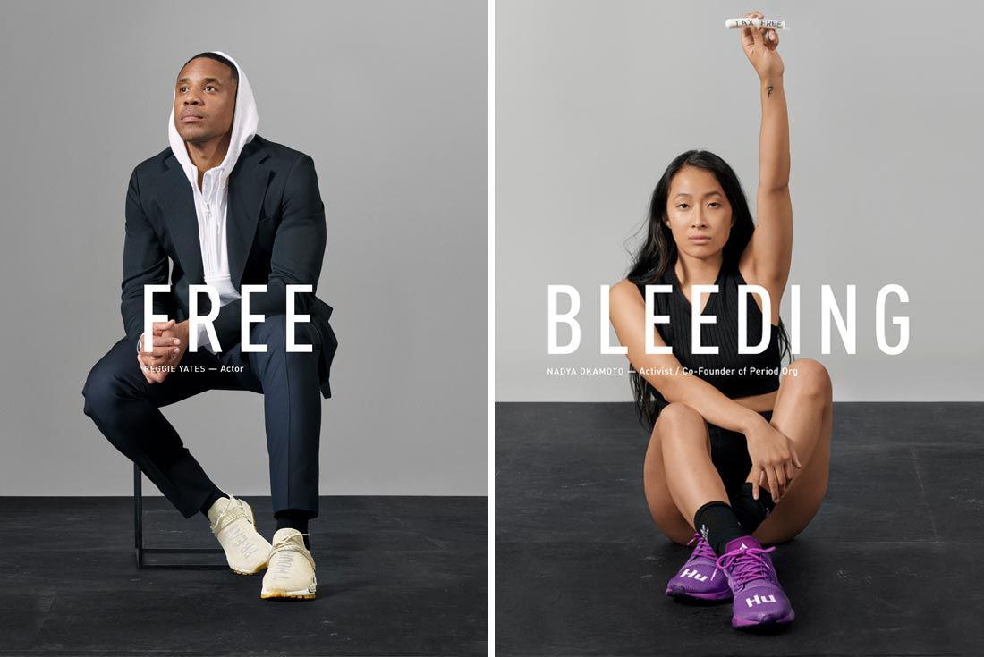 Adidas Now Is Our Time Campaign Free Bleeding