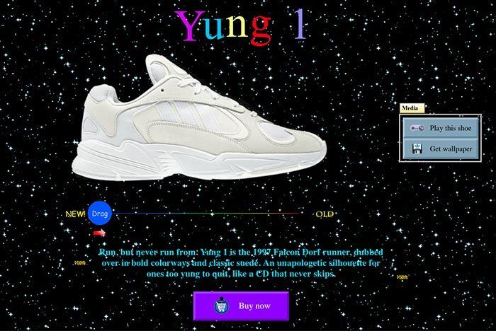 Adidas Yung Website