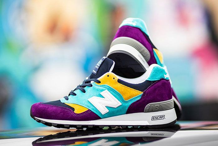Oneness New Balance 577 Made In England Purple Blue Yellow Black Lateral