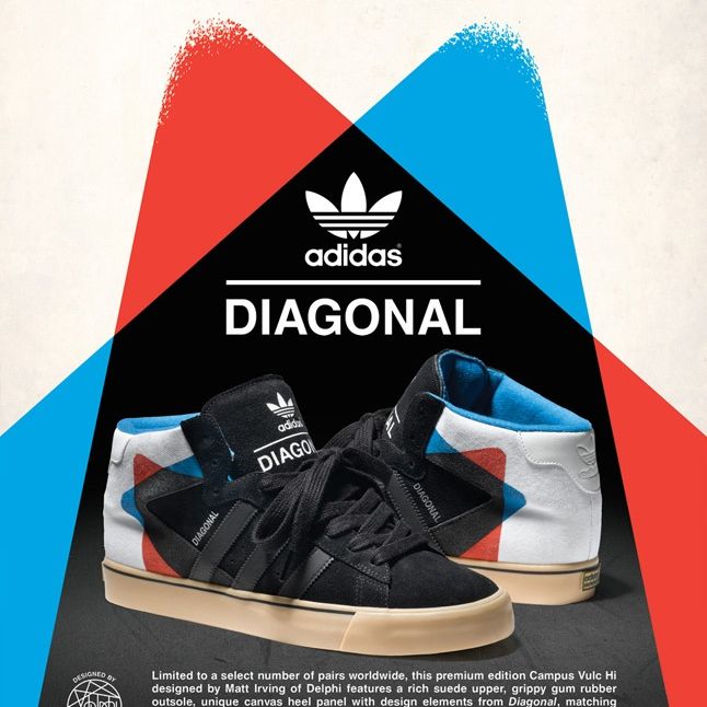 Estándar Intuición Inclinado adidas Skate - Diagonal - Sneaker Freaker