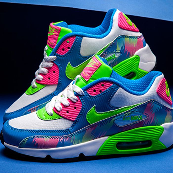 alma Oponerse a antecedentes Nike Air Max 90 Print Gs (Neon 90s) - Sneaker Freaker