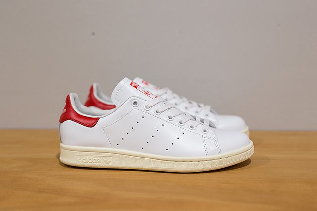 Adidas Stan Smith White White Red