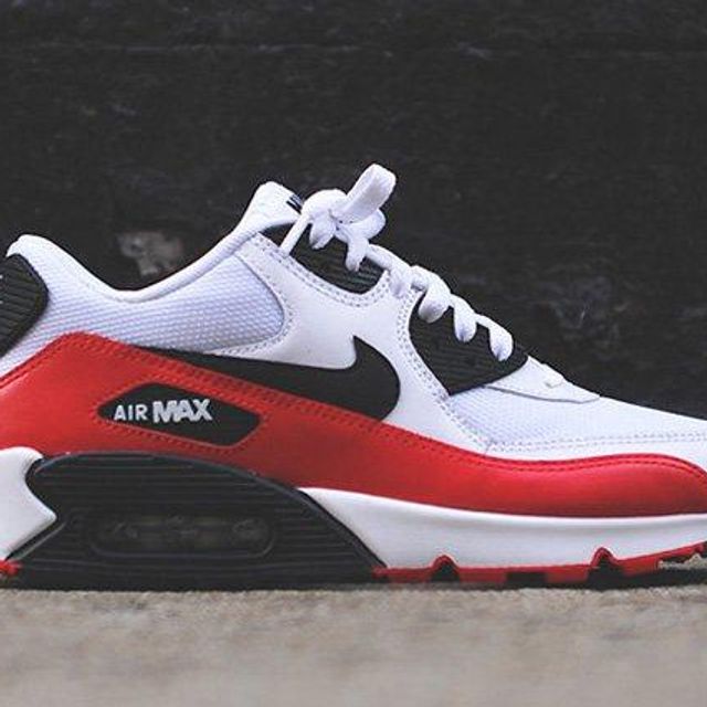 Nike Air Max 90 (White/Red/Black) Sneaker Freaker