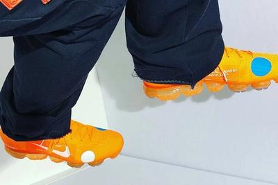 Off White Nike Vapormax Mercurial Orange 1