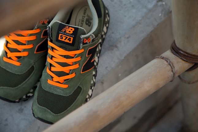 new balance 574 cgr orange camo
