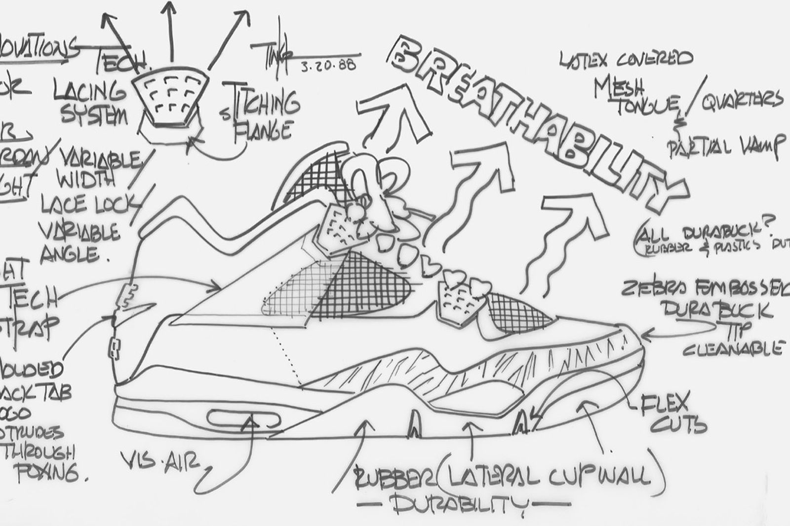 Air Jordan 4 Sketch 