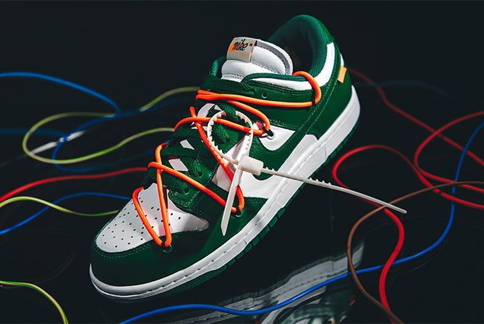 Off White Nike Dunk Low Left