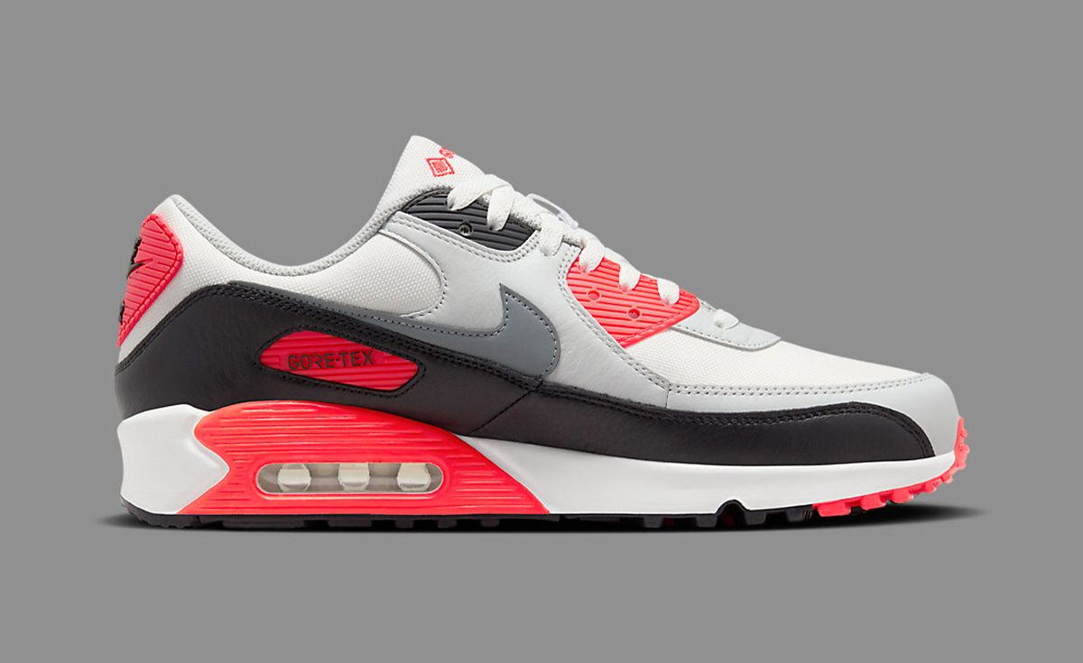 The Nike Air Max 90 'Infrared' Returns in 2024 with GORE-TEX Upgrades ...