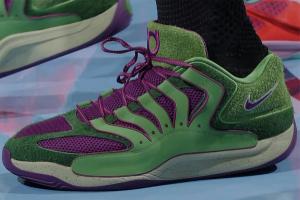 The Slim Reaper Sparks Up: The Nike KD 18 Goes Full Skunk