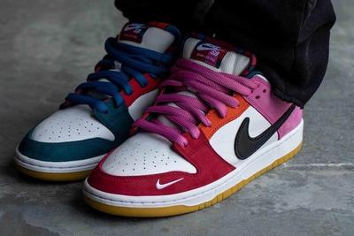 Parra x Nike SB Dunk Low 'Friends and Family' on foot