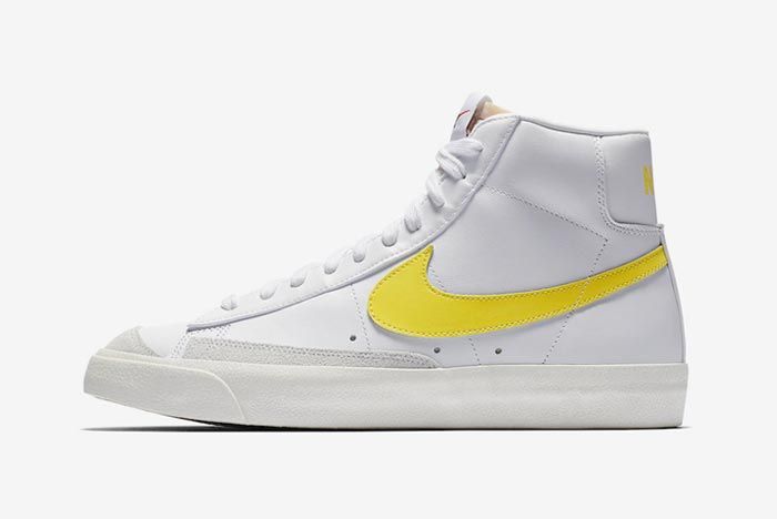 nike blazer mid 77 yellow womens