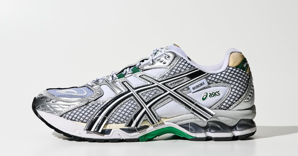 INVINCIBLE x ASICS Load Up a Second GEL-Nimbus 10.1 in Green