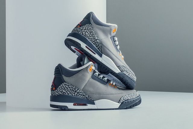 jordan 3s gray