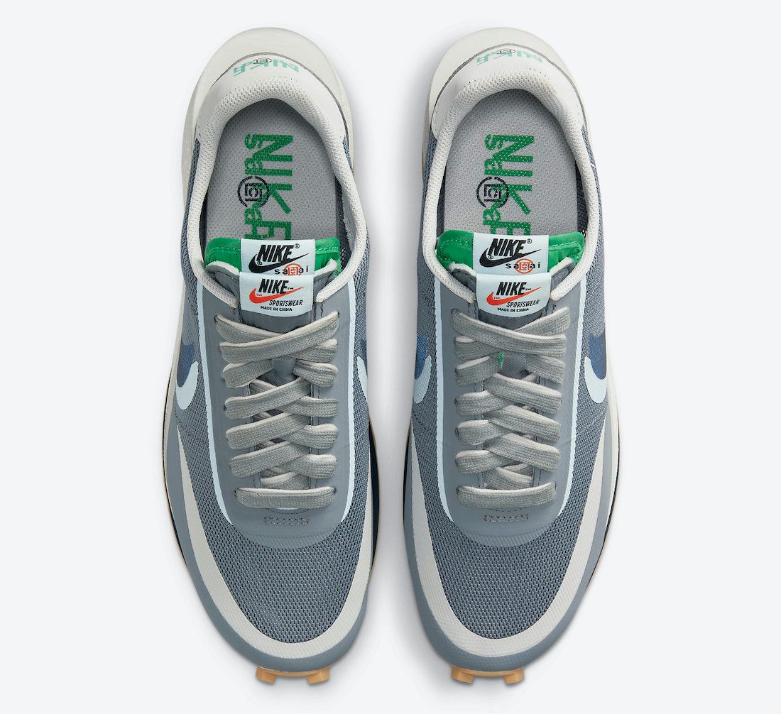 Release Details: CLOT x sacai x Nike LDWaffle 'Cool Grey 