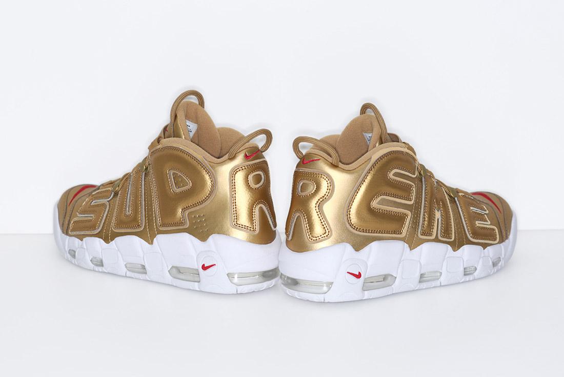 Supreme X Nike Air More Uptempo Release Info - Releases 