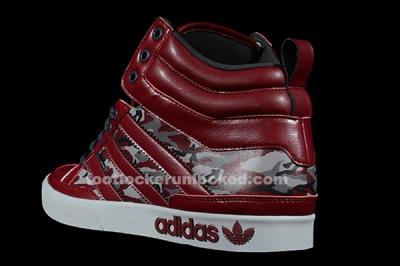 Adidas Top Court Camo Cardinal Heel 1