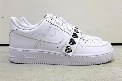 Comme Des Garcons Nike Air Force 1 White 1
