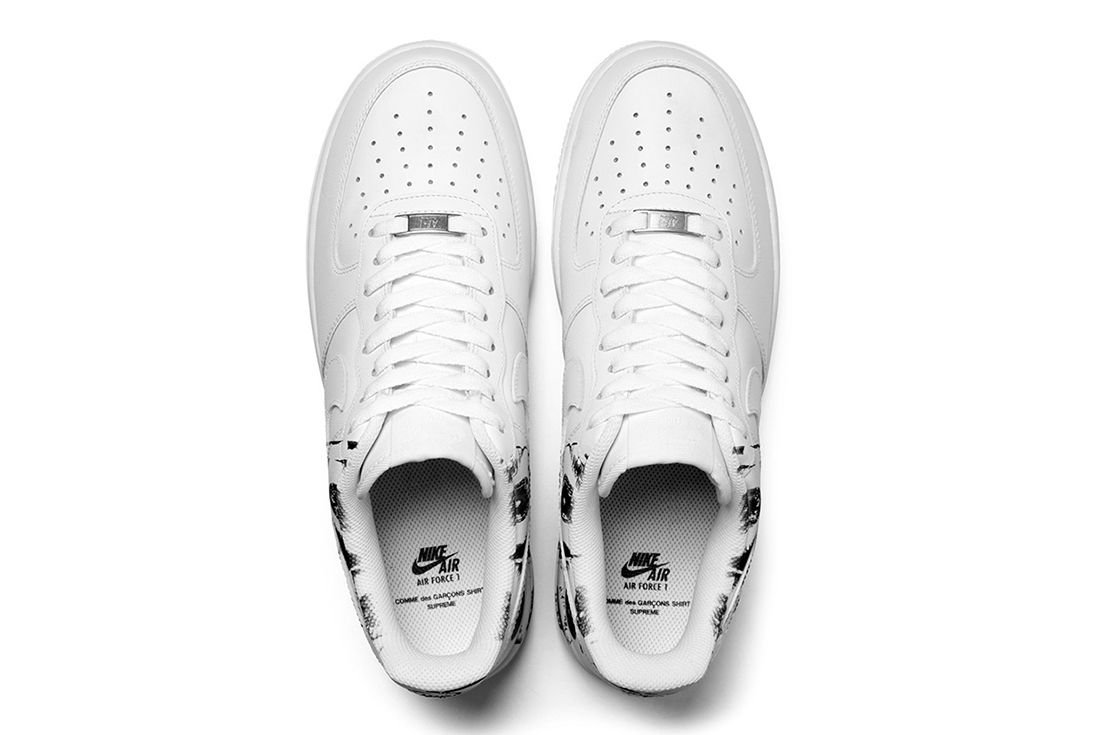 Supreme X Comme Des Garçons Shirt X Nike Air Force 12