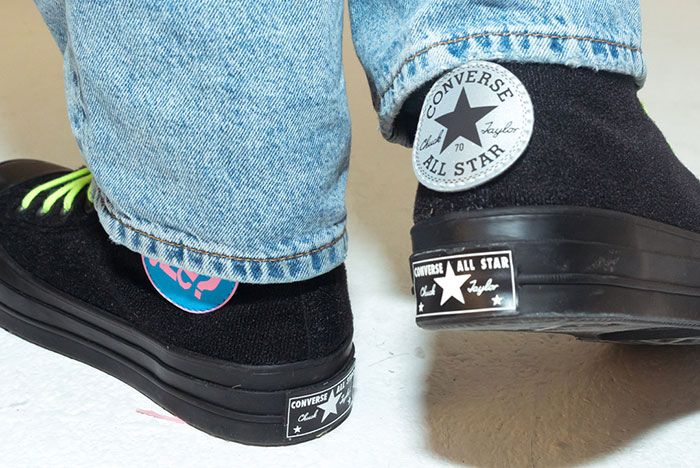 Size Converse Chuck 70 Patches Black Heel