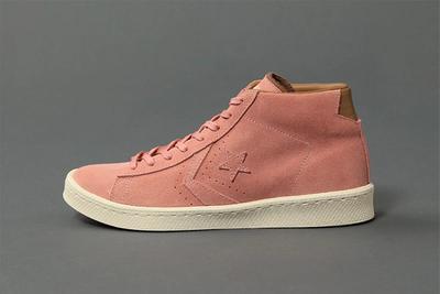 United Arrows Poggy Converse Pro Leather Mid Pink 3