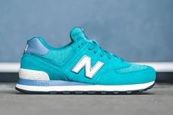 new balance 574 teal