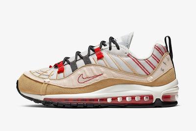 Nike Air Max 98 Inside Out Tan Left