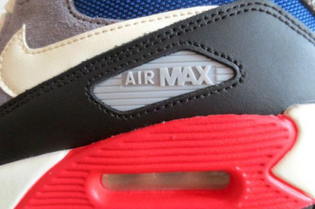 Nike Wmns Air Max 90 Dark Royalblue Charcoal 2012 Profile Logo 1