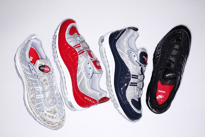 Comprometido Mismo incondicional Release Date Announced For Supreme X Nike Air Max 98 Collection - Sneaker  Freaker