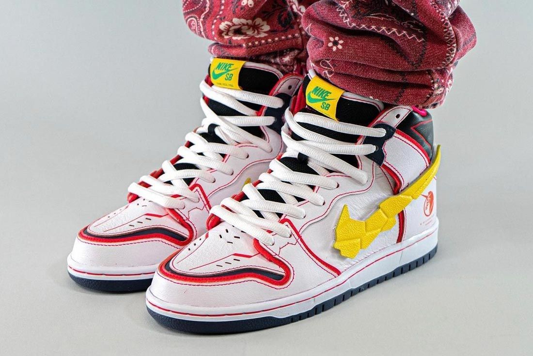 On-Foot: The Bandai x Nike SB Dunk High 'RX-0 Unicorn
