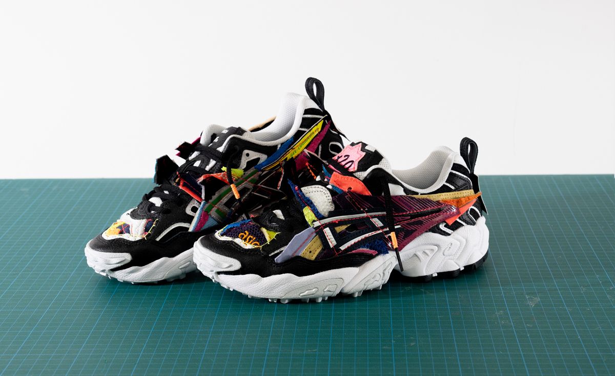HELEN KIRKUM Creates Bespoke ASICS for Footpatrol