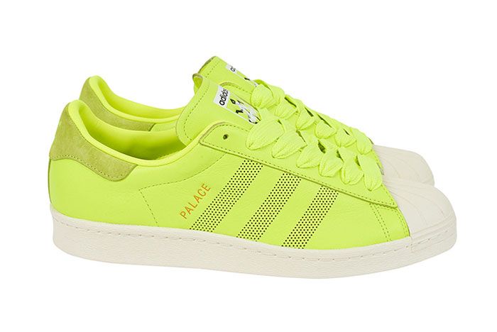 Adidas Palace Superstar Yellow Lateral Side