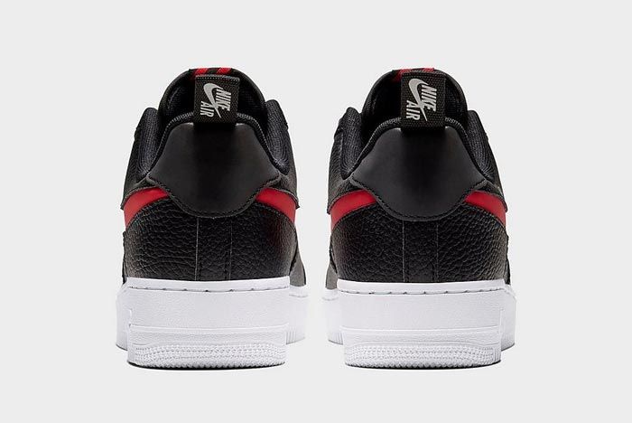 Nike Air Force 1 Lv8 Utility Black Red Heels