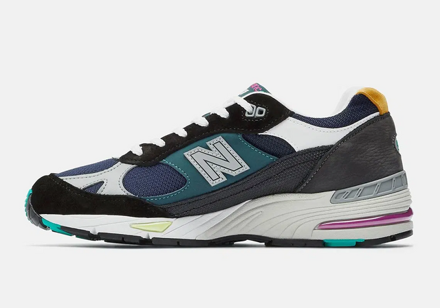 This New Balance 991 Features a Material Mix - Sneaker Freaker