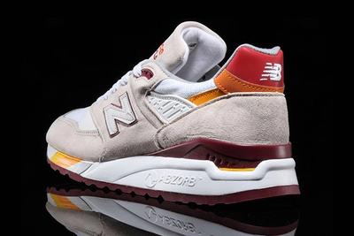New Balance 998 White Burgundy Curry Made In Usa 3