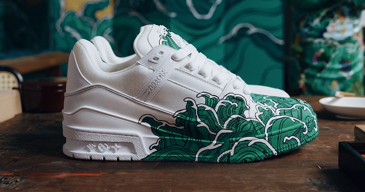 Louis Vuitton Unveils Their Next 'White Canvas: LV Trainer in