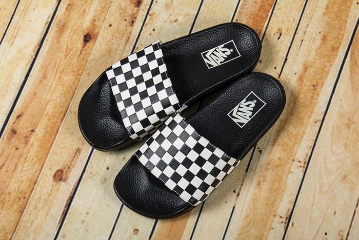Vans Slide-On Checkerboard (Black/White 