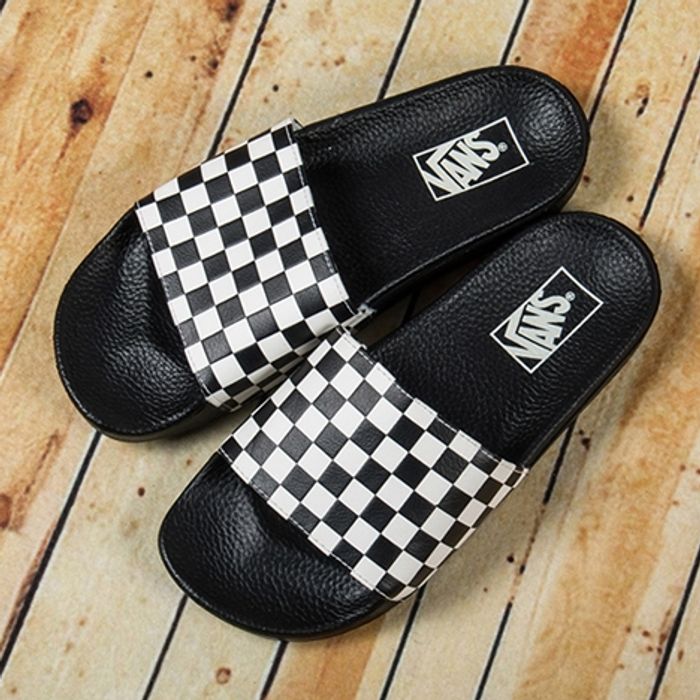 Duplicaat Initiatief stroomkring Vans Slide-On Checkerboard (Black/White) - Sneaker Freaker