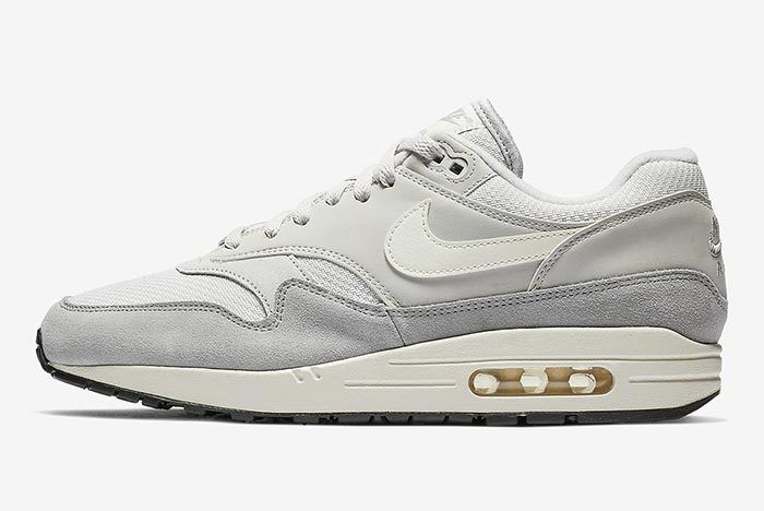 barricade Carry Augment Nike Air Max 1 Delivers Clean Grey and White Colourway - Sneaker Freaker