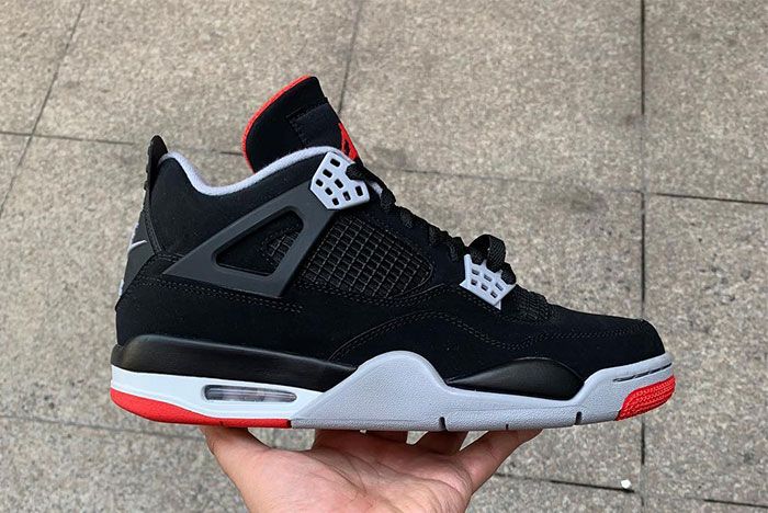 Another Up-Close Look at the 2019 Air Jordan 4 'Bred' - Sneaker Freaker