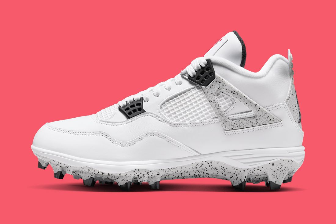 シューズ(男性用) NIKE GOLF AIR JORDAN 4 WHITE CEMENT 28.5 NIKE AIR JORDAN 4 GOLF WHITE CEMENT 28.5 Air Jordan 4 Retro PS