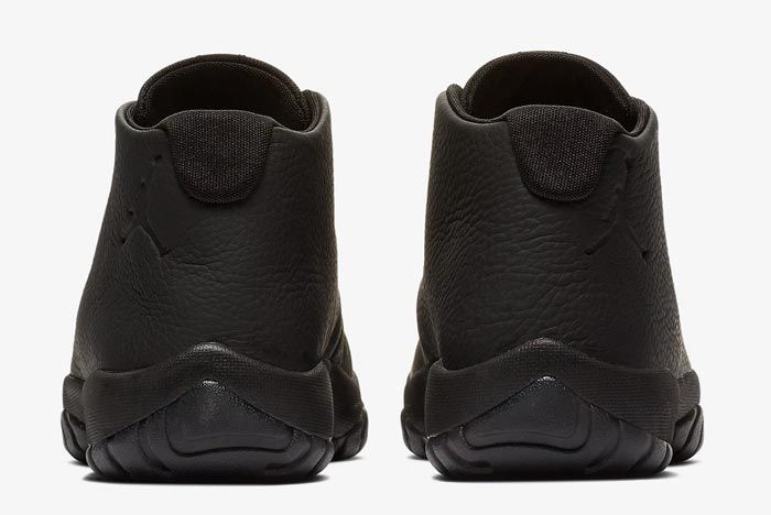 Jordan Future Triple Black Leather Heels